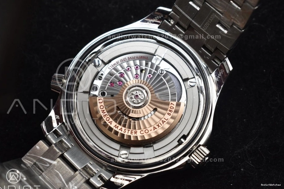 VSF SS Bright 1:1 Seamaster Best Edition 300M Gray Platinum on 1062 Bracelet 007 Dial A 0313